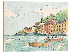 Hout print Portofino I