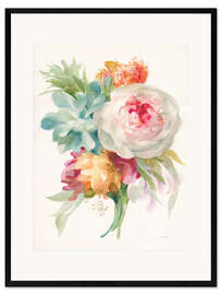 Stampa artistica con cornice Garden Bouquet I