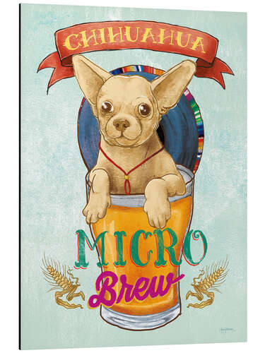 Stampa su alluminio Beer Dogs I