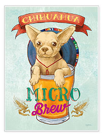 Póster  Beer Dogs I - Mary Urban