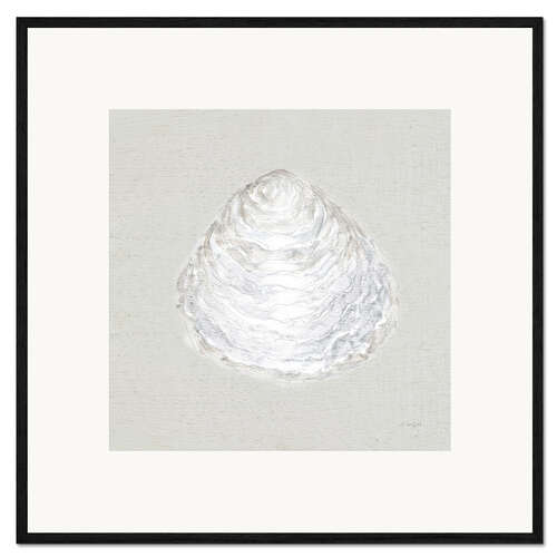 Impresión de arte enmarcada Serene Shells I