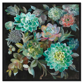 Gerahmter Kunstdruck Sukkulenten