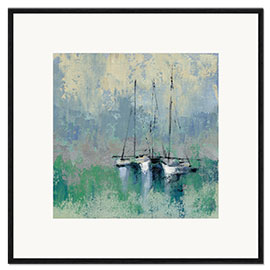 Framed art print Boats in the Harbor II