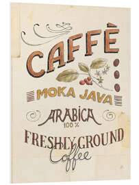 Foam board print Authentic Coffee VII