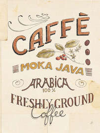 Magnettafel Authentic Coffee VII