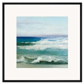 Gerahmter Kunstdruck Azurblauer Ozean