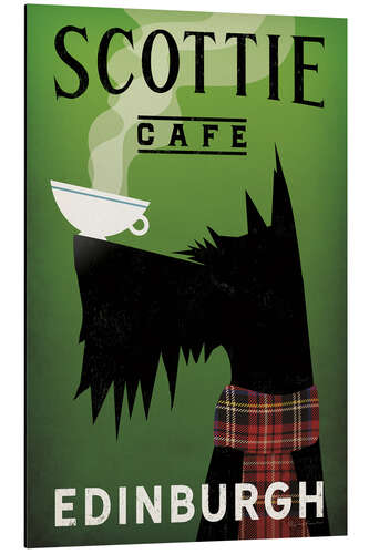 Aluminium print Scottie Cafe