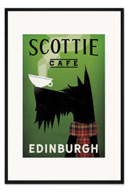 Gerahmter Kunstdruck Scottie Cafe - Ryan Fowler