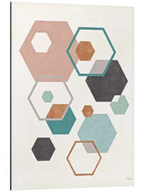 Magnettafel Abstract Geo III