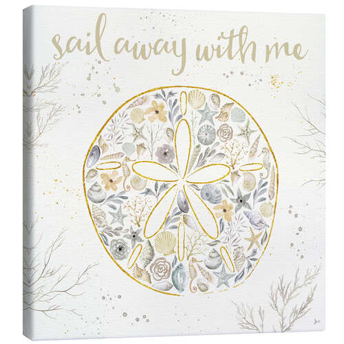 Canvas print Seaside Blossoms IV Neutral