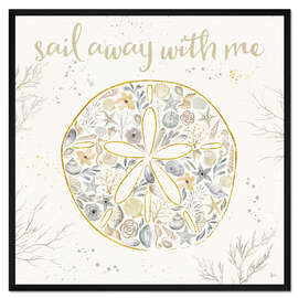 Gerahmter Kunstdruck Seeigel IV Neutral