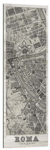 Gallery print Vintage Roma Map Panel