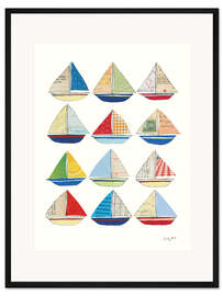 Gerahmter Kunstdruck Wind and Waves VII