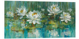 Foam board print Water Lily Pond