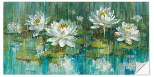 Wall sticker Water Lily Pond