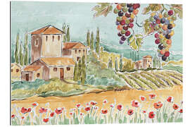 Tableau en plexi-alu Brise toscane I