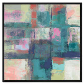 Gerahmter Kunstdruck Inselfarben I