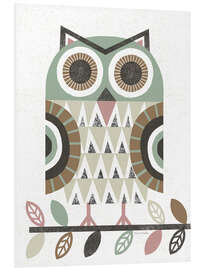 Foam board print Folklore owl