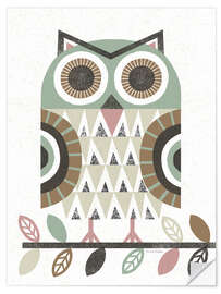 Självhäftande poster Folklore owl