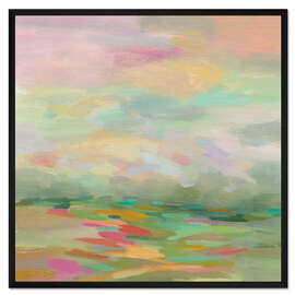 Gerahmter Kunstdruck Pastel Fields