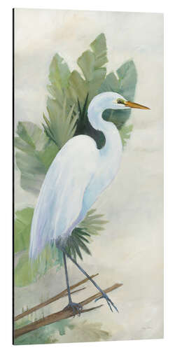 Stampa su alluminio Standing Egret I