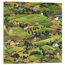 Galleriprint Enchanting village landscape