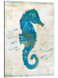 Magnettafel Seepferdchen und Wellen III