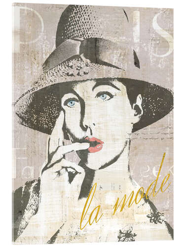 Acrylglasbild Fashion Week Paris IV