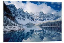 Foam board print Moraine lake in Canada