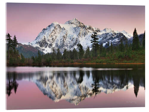 Akrylbilde Mount Shukan Reflection II