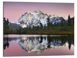 Aluminium print Mount Shukan Reflection II