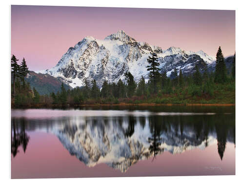 PVC print Mount Shukan Reflection II