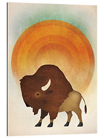 Galleriataulu Blazing sun bison