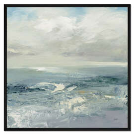 Gerahmter Kunstdruck Wellen