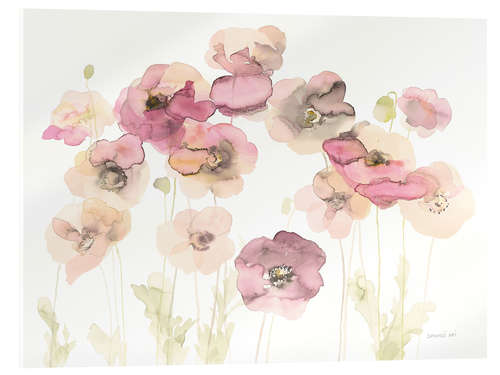 Acrylglasbild Delicate Poppies