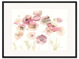 Gerahmter Kunstdruck Delicate Poppies
