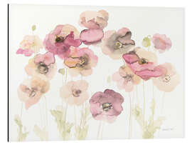 Magnettafel Delicate Poppies