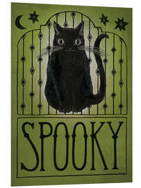 Foam board print Vintage Halloween Spooky Cat