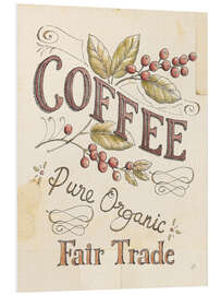 Foam board print Authentic Coffee VI