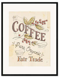 Framed art print Authentic Coffee VI