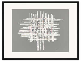 Gerahmter Kunstdruck Die Farben des Mondes