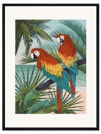 Gerahmter Kunstdruck Welcome to Paradise X