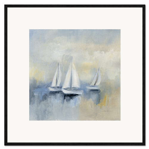 Ingelijste kunstdruk Morning Sail II