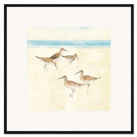 Kehystetty taidepainatus Sandpipers Square I