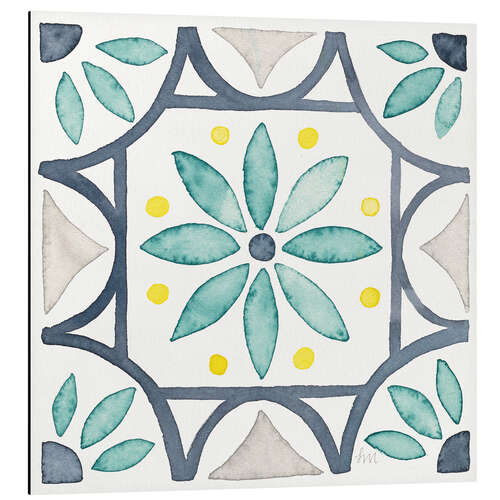 Aluminium print Garden Getaway Tile VIII 