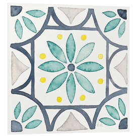 Quadro em PVC Garden Getaway Tile VIII 