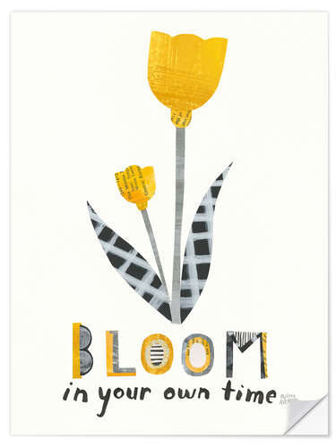 Självhäftande poster Bloom IV