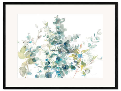 Ingelijste kunstdruk Eucalyptus I