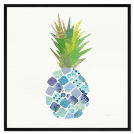 Gerahmter Kunstdruck Tropische Ananas II