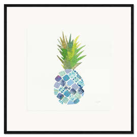 Stampa artistica con cornice Tropical Pineapple II